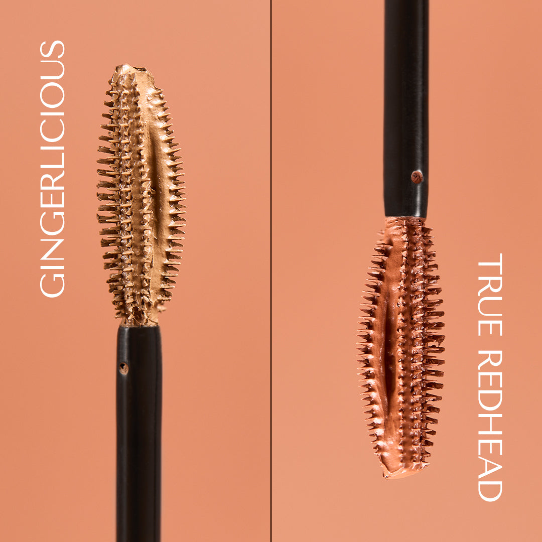 HEY REDHEAD Light as a Lash Mascara Bundle. Save money on bundles. Get both shade in a bundle, true redhead and gingerlicious and save.