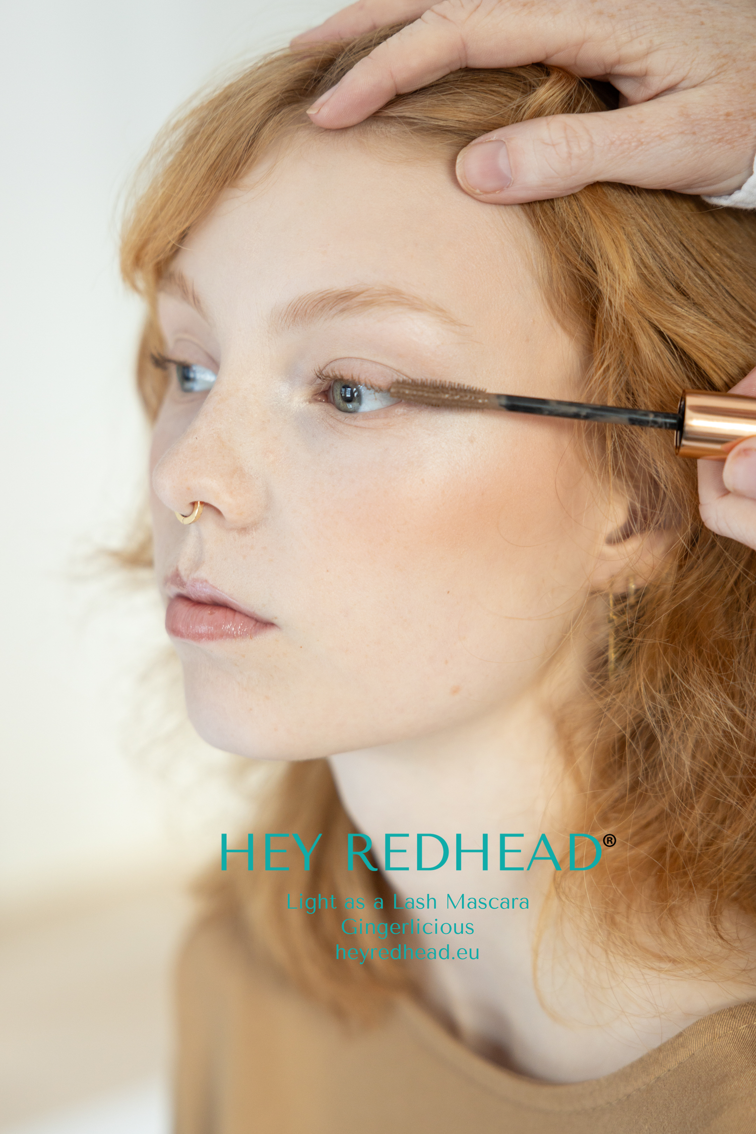 Hey Redhead Mascara Blonde lashes Gingerlicious Light as a Lash Redhead mascara Blonde mascara Natural mascara redhead lashes