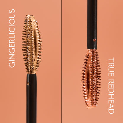 HEY REDHEAD Light as a Lash Mascara Bundle. Save money on bundles. Get both shade in a bundle, true redhead and gingerlicious and save. 